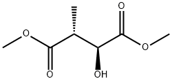 (2S,3R)-2-ヒドロキシ-3-メチルブタン二酸ジメチル 化学構造式