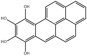 benzo(a)pyrene-7,8,9,10-tetrol,73891-82-4,结构式