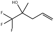 4-甲基-5,5,5-三氟戊-1-烯-4-醇, 73893-33-1, 结构式