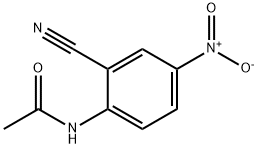N-(2-氰基-4-硝基苯基)乙酰胺 结构式