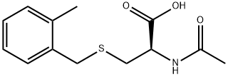 S-(2-methylbenzyl)-N-acetylcysteine 结构式