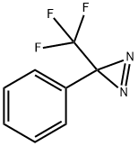 3-苯基-3-(三氟甲基)-3H-双吖丙啶 结构式