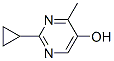 5-Pyrimidinol, 2-cyclopropyl-4-methyl- (9CI) Structure