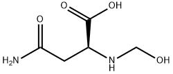 L-Asparagine, N2-(hydroxymethyl)- (9CI) 结构式