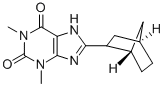 1,3-Dimethyl-8-(norbornan-2-yl)-1H-purine-2,6(3H,7H)-dione Struktur