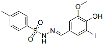 N2-(4-Hydroxy-3-iodo-5-methoxybenzylidene)-4-methylbenzenesulfonohydrazide Struktur