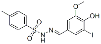 N2-(4-ヒドロキシ-3-ヨード-5-メトキシベンジリデン)-4-メチルベンゼンスルホノヒドラジド 化学構造式