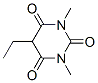 5-ethyl-1,3-dimethylbarbituric acid  Struktur