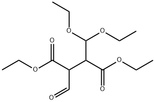 2-(Diethoxymethyl)-3-formylbutanedioic acid diethyl ester,73926-95-1,结构式