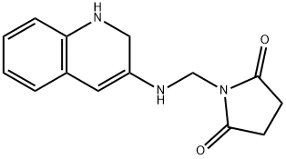 Succinimide, N-(1,2-dihydro-3-quinolylaminomethyl)-|
