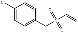 (p-Chlorobenzyl)vinyl sulfone 结构式