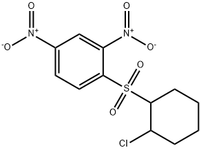 (2-Chlorocyclohexyl)(2,4-dinitrophenyl) sulfone Structure