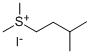 Sulfonium, dimethylisopentyl-, iodide 结构式