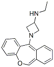 11-(3-エチルアミノ-1-アゼチジニル)ジベンゾ[b,e]オキセピン 化学構造式