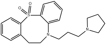 73927-79-4 6,7-Dihydro-5-(3-pyrrolizinopropyl)-5H-dibenzo[b,g][1,4]thiazocine 12,12-dioxide