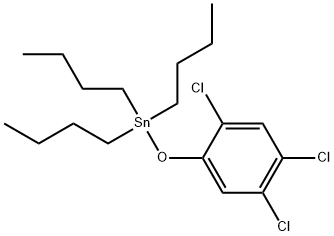 tributyl(2,4,5-trichlorophenoxy)stannane 结构式