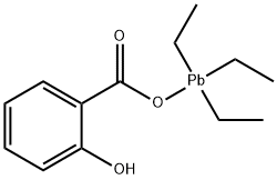 Triethyl lead salicylate Struktur