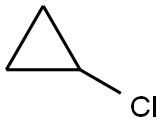 クロロシクロプロパン 化学構造式