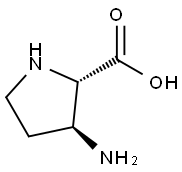 L-Proline, 3-amino-, trans- (9CI) Structure