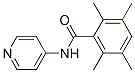 Benzamide, 2,3,5,6-tetramethyl-N-4-pyridinyl- (9CI) 化学構造式