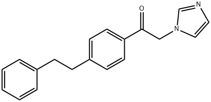 2-(1H-imidazol-1-yl)-1-[4-(2-phenylethyl)phenyl]ethan-1-one 结构式