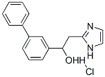 alpha-(1-Imidazolylmethyl)-3-biphenylmethanol hydrochloride Struktur