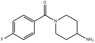 (4-AMINO-PIPERIDIN-1-YL)-(4-FLUORO-PHENYL)-METHANONE Structure