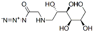 D-gluconyl-glycine azide Structure