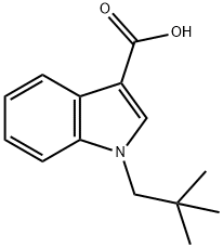 1-NEOPENTYL-1H-INDOLE-3-CARBOXYLIC ACID Struktur