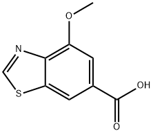 4-METHOXYBENZO[D]THIAZOLE-6-CARBOXYLIC ACID Struktur
