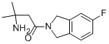 3-AMINO-1-(5-FLUOROISOINDOLIN-2-YL)-3-METHYLBUTAN-1-ONE,739365-36-7,结构式