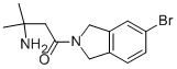 3-AMINO-1-(5-BROMOISOINDOLIN-2-YL)-3-METHYLBUTAN-1-ONE Structure