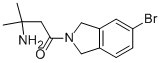 3-AMINO-1-(5-BROMOISOINDOLIN-2-YL)-3-METHYLBUTAN-1-ONE 结构式