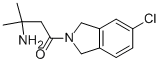 3-AMINO-1-(5-CHLOROISOINDOLIN-2-YL)-3-METHYLBUTAN-1-ONE Structure