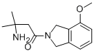 3-AMINO-1-(4-METHOXYISOINDOLIN-2-YL)-3-METHYLBUTAN-1-ONE 结构式