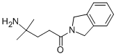 4-AMINO-1-(ISOINDOLIN-2-YL)-4-METHYLPENTAN-1-ONE,739365-55-0,结构式