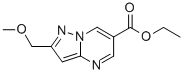 ETHYL 2-(METHOXYMETHYL)PYRAZOLO[1,5-A]PYRIMIDINE-6-CARBOXYLATE 结构式