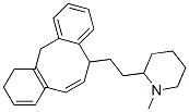 5,10,11,12-Tetrahydro-5-[2-(1-methyl-2-piperidyl)ethyl]dibenzo[a,d]cyclooctene,73940-83-7,结构式