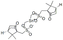 diethyltin, [(4S)-7,7-dimethyl-2-oxo-norbornan-1-yl]methanesulfonic ac id 结构式