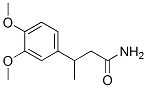 3-(3,4-Dimethoxyphenyl)butyramide 结构式