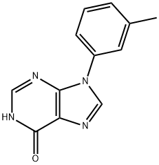 9-(m-Tolyl)-9H-purin-6(1H)-one,73941-32-9,结构式