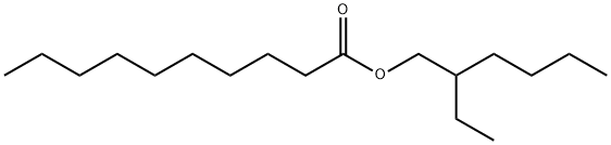 2-ethylhexyl decanoate Structure