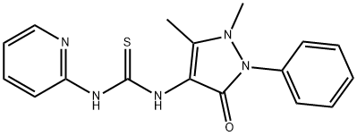 1-Antipyrinyl-3-(2-pyridyl)thiourea Structure