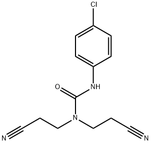 3-(4-chlorophenyl)-1,1-bis(2-cyanoethyl)urea|