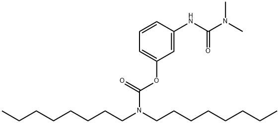 1,1-Dimethyl-3-(m-hydroxyphenyl)urea dioctylcarbamate|