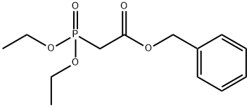 二乙基膦酰基乙酸苄酯,7396-44-3,结构式