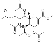 73960-72-2 (2R,3R,4S)-3-乙酰氨基-4-乙酰氧基-2-((1R,2R)-1,2,3-三乙酰氧基丙基)-3,4-二氢-2H-吡喃-6-羧酸甲酯