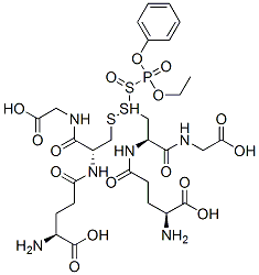 S-(O-ethyl phenylphosphonothionyl)glutathione Structure