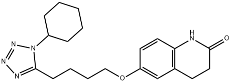 シロスタゾール 化学構造式