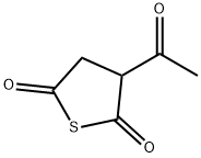 2,5-Thiophenedione, 3-acetyldihydro- (9CI) 化学構造式